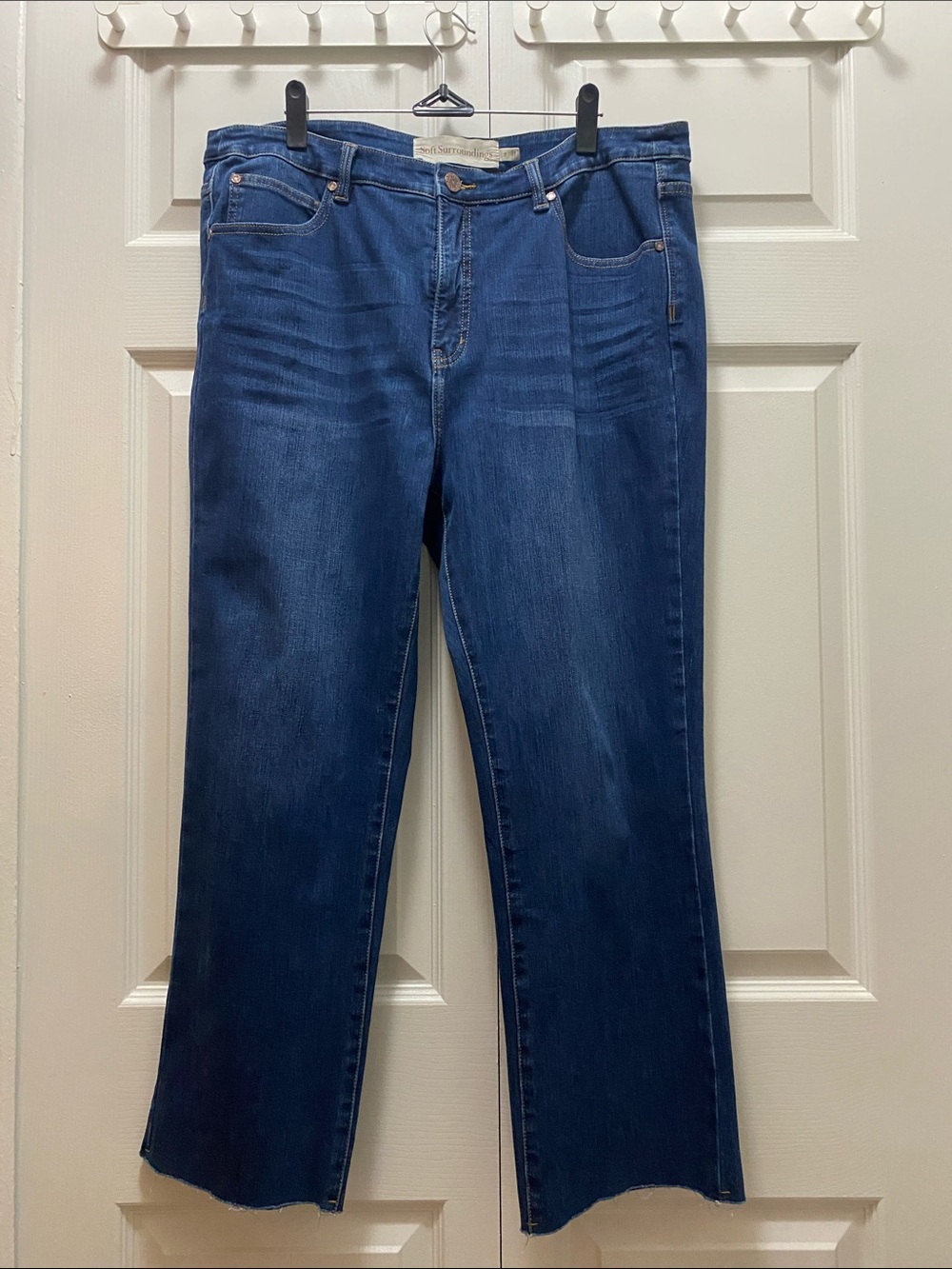 Soft Surroundings "Ultimate" Cropped Bootcut Jeans” Size 16 - Style 2CW56 - NWOT